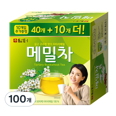 담터 메밀차100T/차/티백, 1.5g, 100개입, 1개