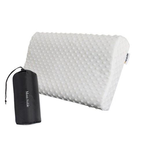 편안한 수면 환경을 제공하는 몽트노블 포터블 메모리폼 베개