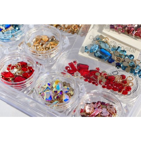 스와로브스키 셀프네일 키트, 크리스탈, 1개