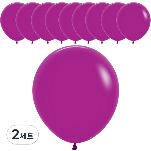 셈퍼텍스 풍선 45cm 10p, 퍼플오키드, 2세트