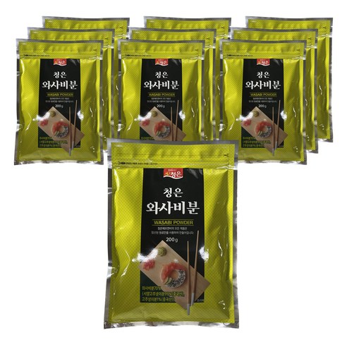 청은 와사비분, 10개, 200g