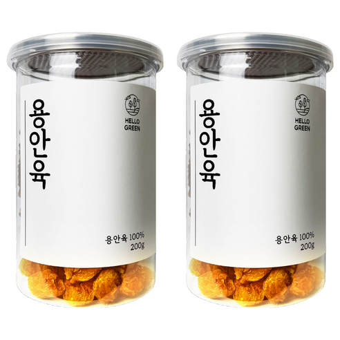 헬로우그린 용안육, 200g, 2개