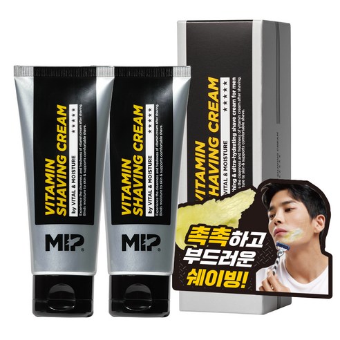 미프 비타민 쉐이빙 크림, 80ml, 2개
