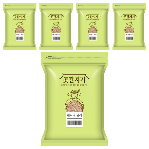 곳간지기 캐나다산 귀리, 2kg, 5개