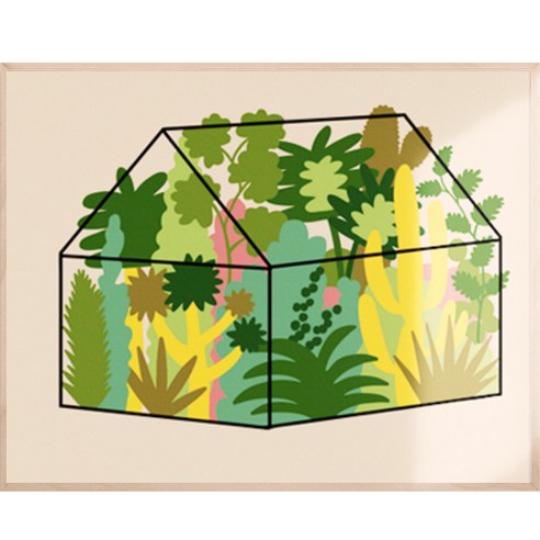 아트조이 물감 2배 DIY 명화그리기 40 x 50 cm, 리틀 포레스트, 1개
