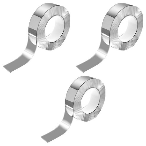 코지파파 초강력 실리콘 양면 테이프 두께 1mm 폭 3cm 길이 3m, 3개