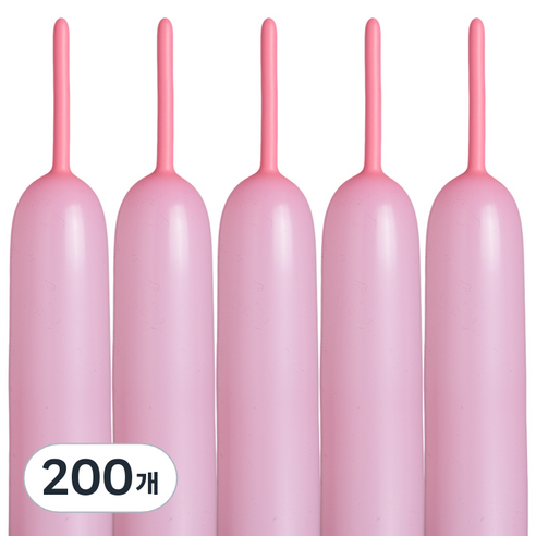 셈퍼텍스 요술풍선 260s, 핑크, 200개