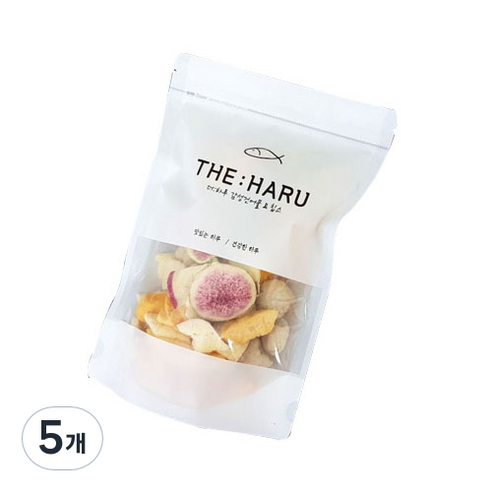 더하루칩스 과일칩믹스, 100g, 5개