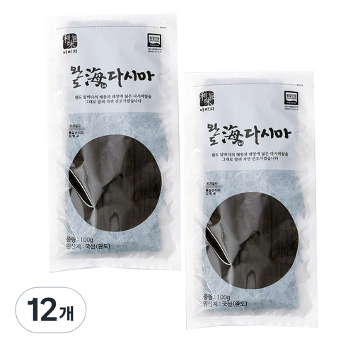 완도 해다시마, 100g, 12개