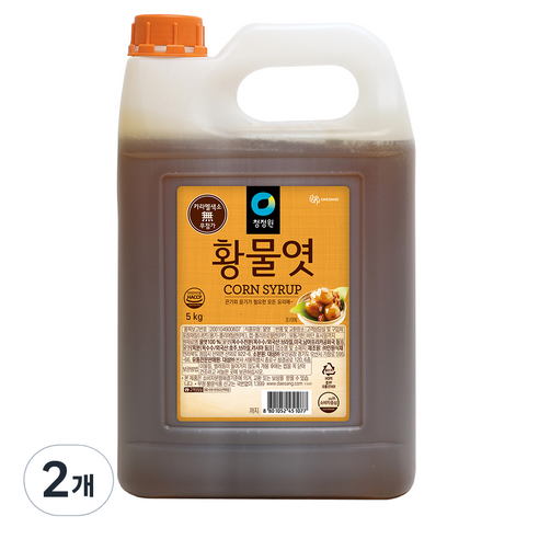 청정원 황물엿, 5kg, 2개