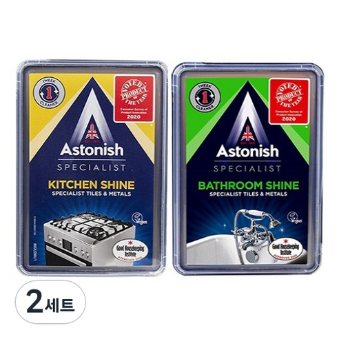 아스토니쉬 멀티 찌든때 클리너 키친샤인 + 베스룸샤인 세트, 450g, 2세트