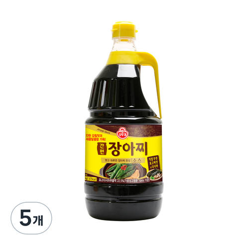 오뚜기 간편 장아찌 소스, 1.97kg, 5개