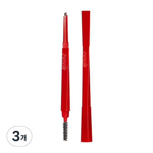 에스쁘아 더브로우 밸런스 펜슬 0.1g, 2호 쿨 그레이, 3개