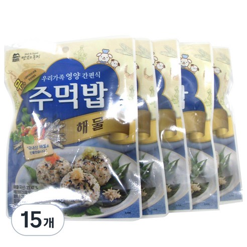 맛있는풍경 주먹밥 해물, 24g, 15개