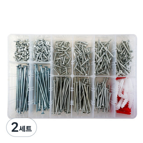 이노툴 접시머리 일반나사 13종, 2세트