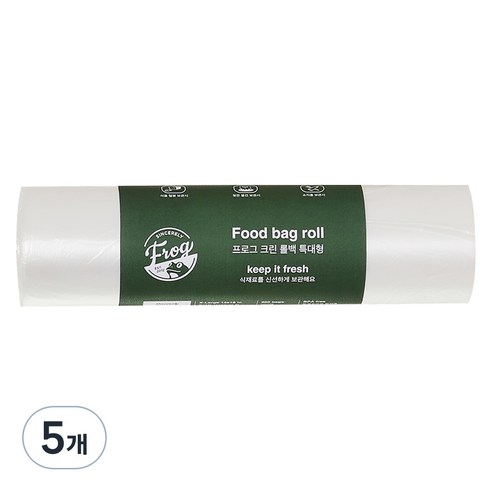 프로그 크린 롤백 특대형 35 x 45cm, 특대(XL), 500개입, 5개