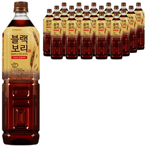 하이트진로 블랙보리 음료, 1.5L, 24개