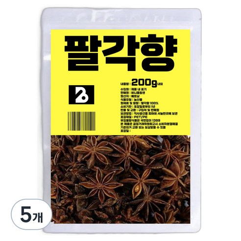 비니플랑센 팔각향, 200g, 5개