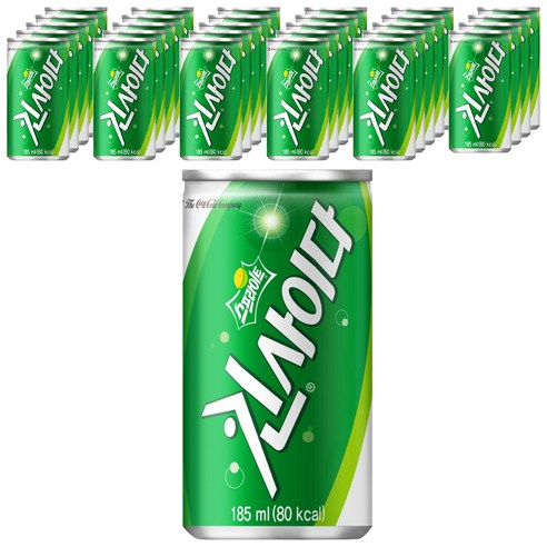 해태음료 스프라이트 킨 사이다, 185ml, 30개입
