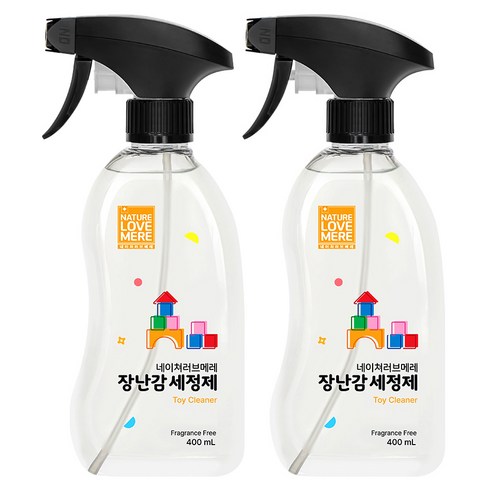 네이쳐러브메레 유아 장난감 세정제, 400ml, 2개