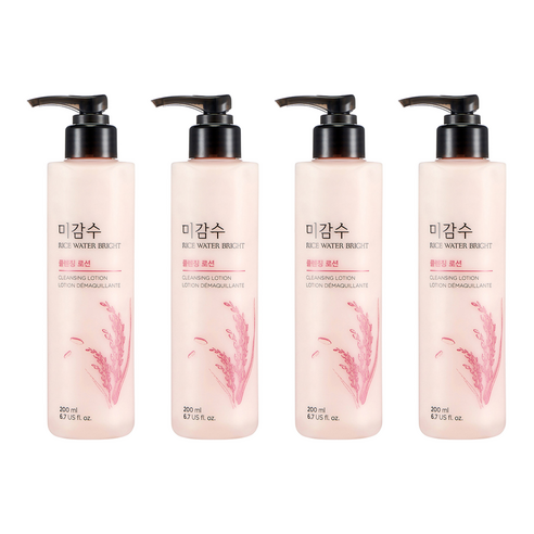 미감수 브라이트 페이셜 클렌징 로션, 200ml, 4개