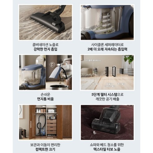 강력한 흡입력과 가성비를 모두 잡은 일렉트로룩스 500 유선청소기