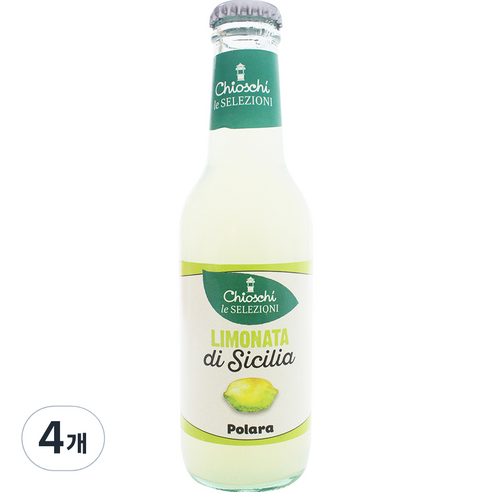 폴라라 치오스치 리모나타 레몬, 200ml, 4개