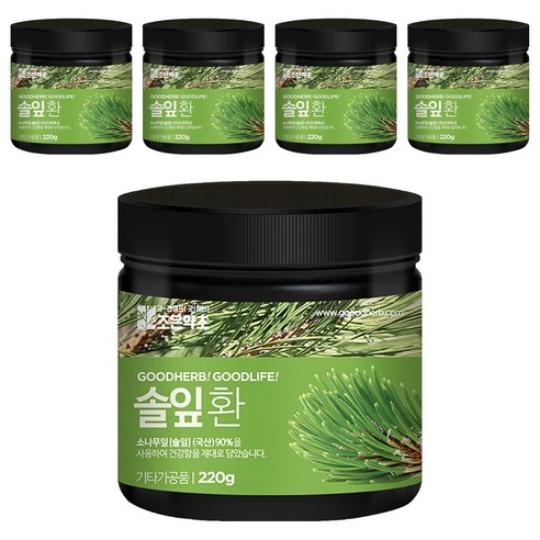 조은약초 프리미엄 솔잎환, 5개, 220g