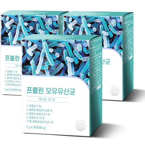 퍼펙토 프롤린 모유 유산균, 180포, 2g