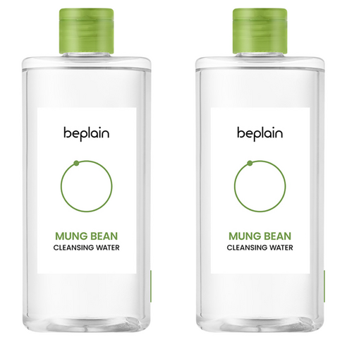 비플레인 녹두 클렌징 워터, 400ml, 2개