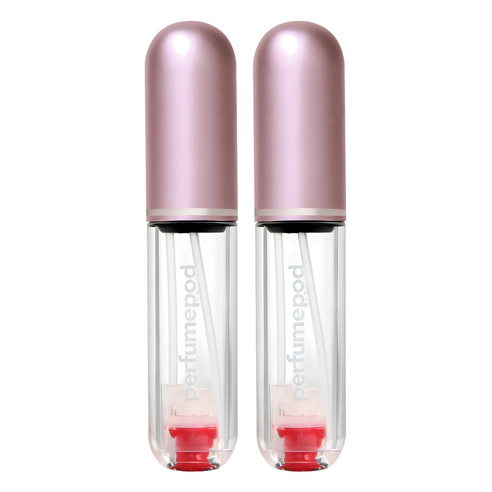 트라발로 퍼퓸팟 퓨어 펌핑식 충전 휴대용 향수공병 5ml, 핑크, 2개
