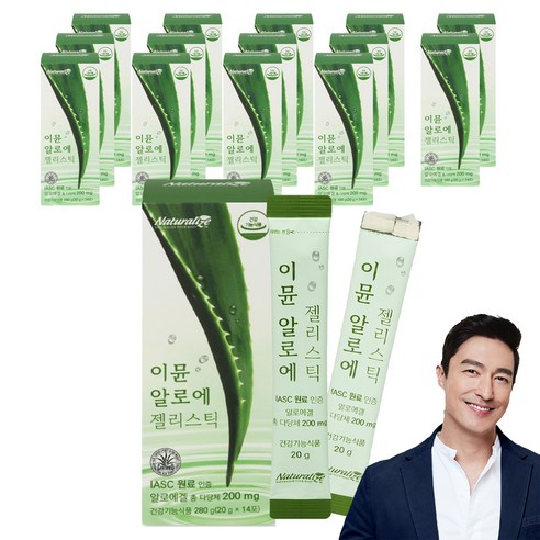 네추럴라이즈 이뮨 알로에 젤리스틱 14p, 280g, 15개