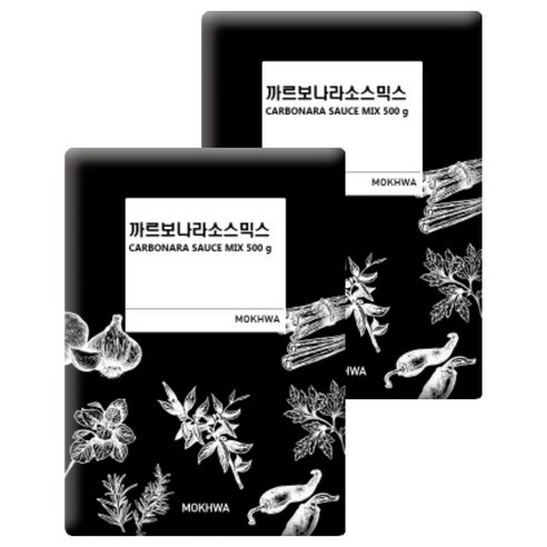 딜리셔스마켓 까르보나라 소스믹스, 500g, 2개