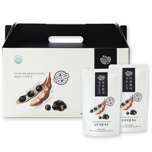 청춘농장 오직 약콩두유, 60개, 190ml