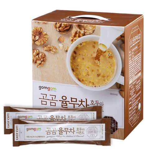 곰곰 율무차 호두와 아몬드 18.5g, 18g, 150개입