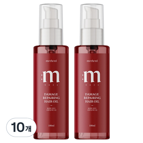 메르헨트 데미지 리페어링 헤어오일, 100ml, 10개