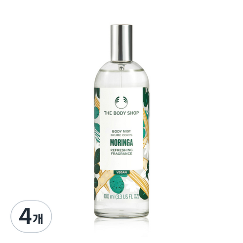 더바디샵 모링가 바디미스트, 4개, 100ml