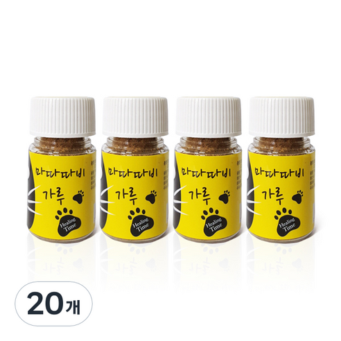 힐링타임 고양이 마따따비 가루, 6g, 20개