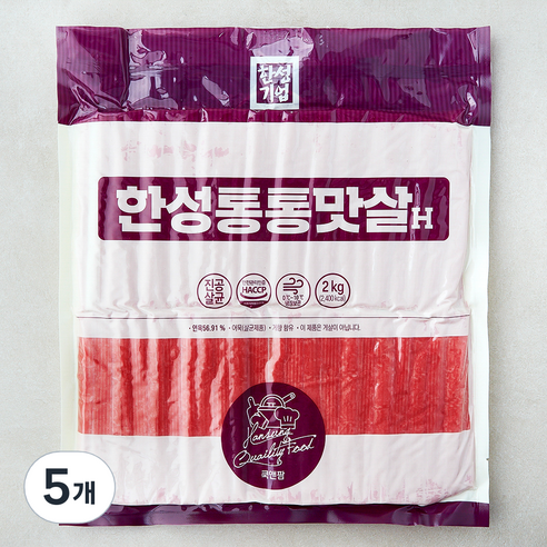 한성기업 한성 통통맛살H, 2kg, 5개