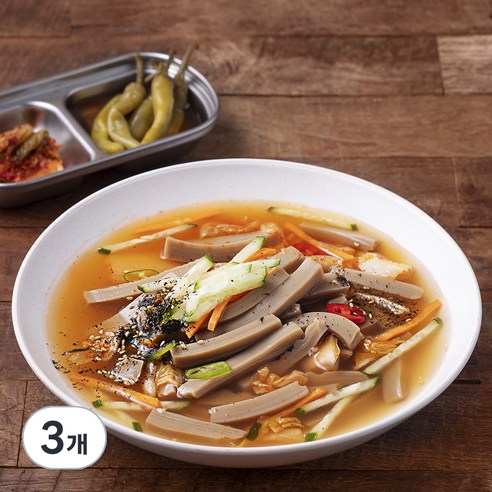 프레시지 밀키트 심프라이스 도토리 묵사발, 762g, 3개