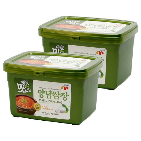 매일식품 매일 맛있는 양념 쌈장, 3kg, 2개