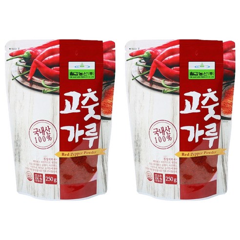 칠갑농산 고춧가루, 250g, 2개
