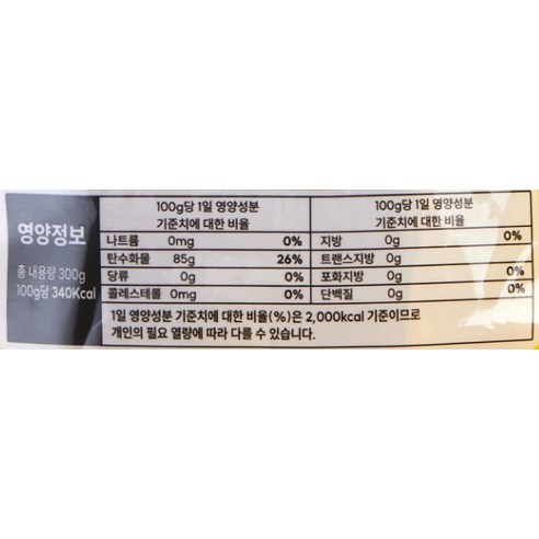 진심 중국식 더 넓은 당면 20mm, 300g, 1개