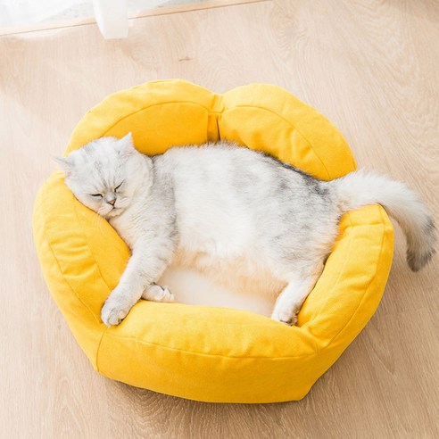 라별 라솔 반려동물 방석, 옐로우