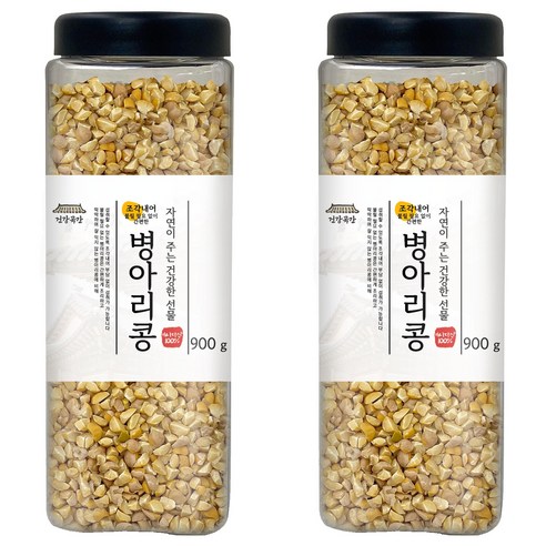 건강곡간 조각내어 불릴 필요없이 간편한 병아리콩 통, 900g, 2개
