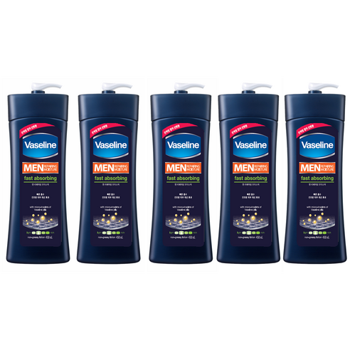 바세린 맨 리페어링 모이스처 로션, 450ml, 5개