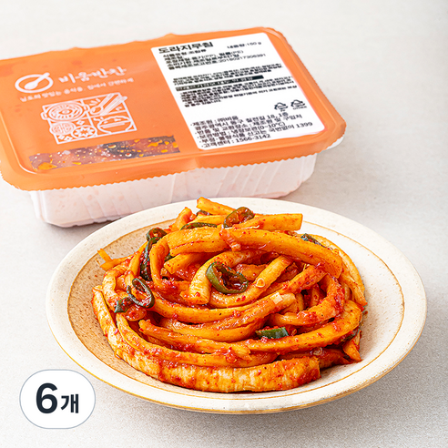 비움 도라지 무침, 150g, 6개
