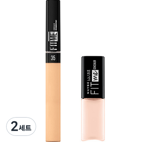 메이블린 뉴욕 NEW 핏미 컨실러 6.8ml + 미니 컨실러 2.8ml 세트, 35 딥(컨실러), 10 라이트(미니컨실러), 2세트