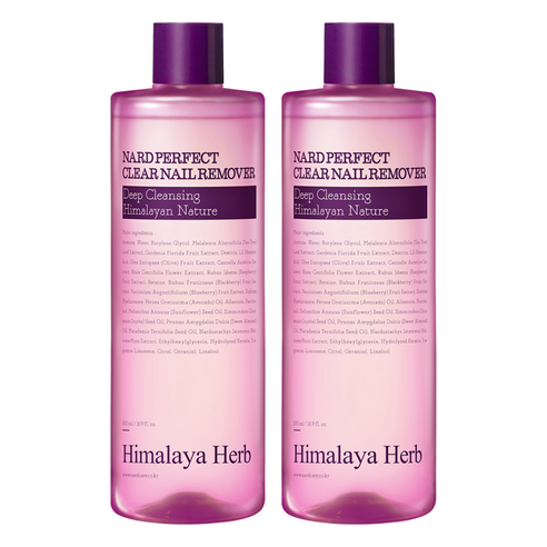 나드 퍼펙트 클리어 네일 리무버, 500ml, 2개
