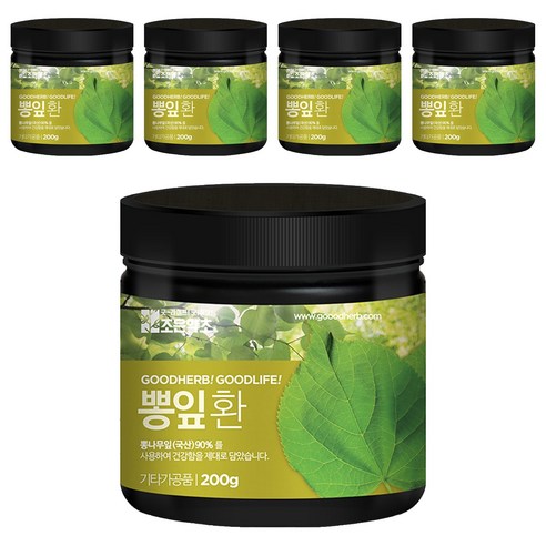 조은약초 프리미엄 뽕잎환, 5개, 200g